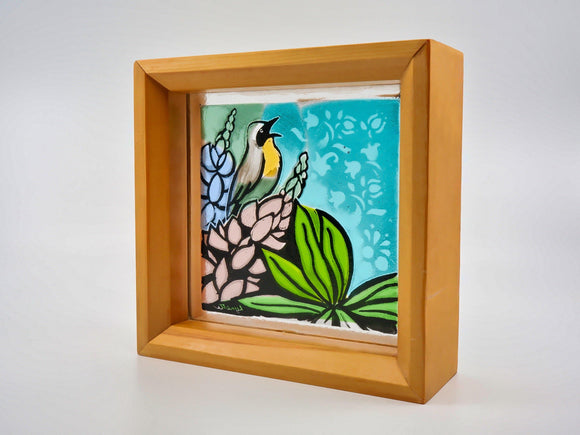 frame with stain glass paints  Glass art, Stained glass paint